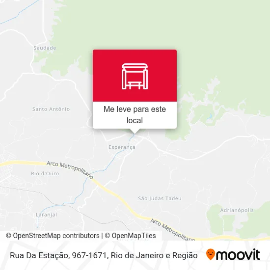 Rua Da Estação, 967-1671 mapa