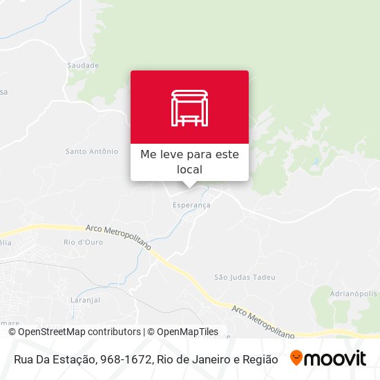 Rua Da Estação, 968-1672 mapa