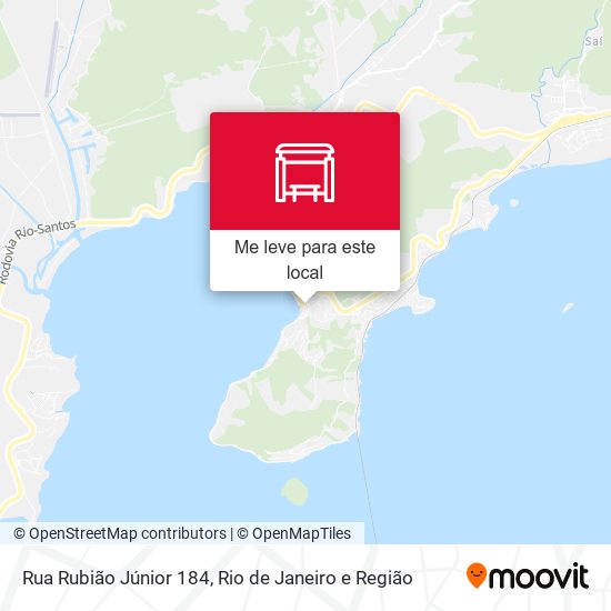 Rua Rubião Júnior 184 mapa