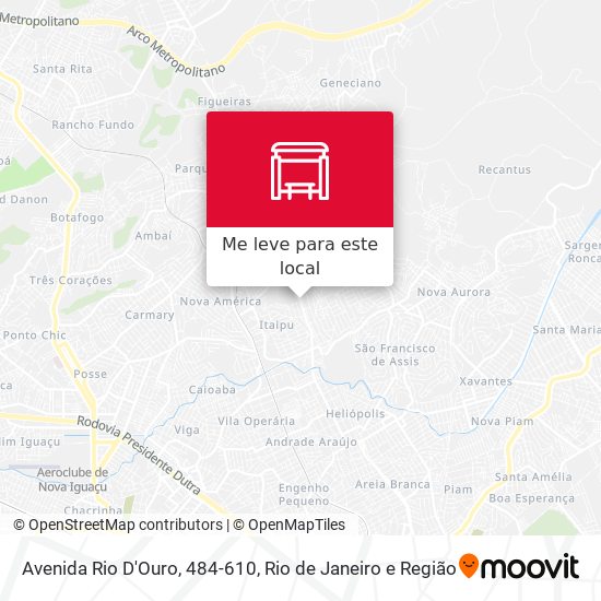 Avenida Rio D'Ouro, 484-610 mapa