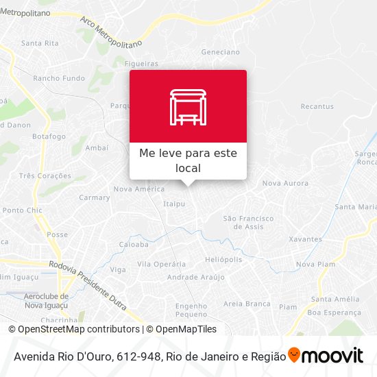 Avenida Rio D'Ouro, 612-948 mapa