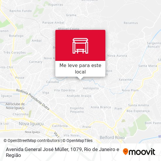 Avenida General José Müller, 1079 mapa