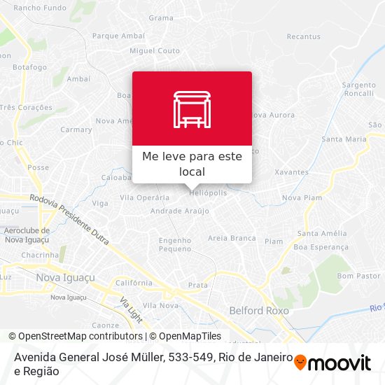 Avenida General José Müller, 533-549 mapa