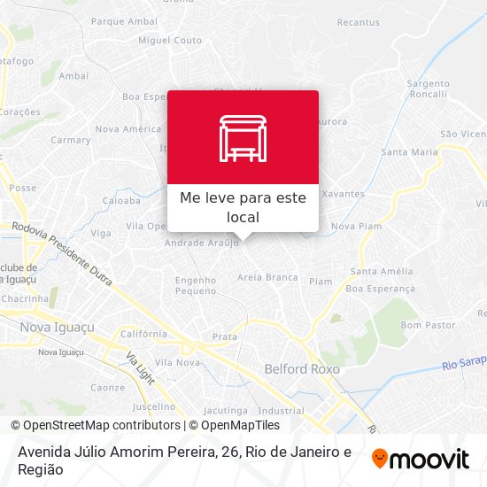 Avenida Júlio Amorim Pereira, 26 mapa