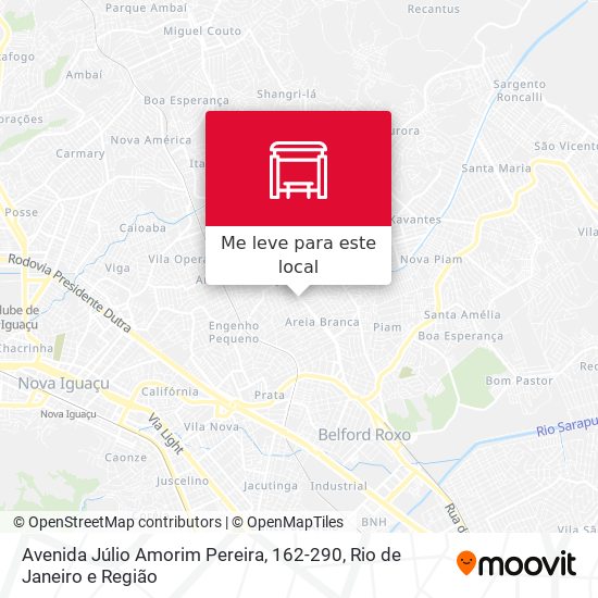Avenida Júlio Amorim Pereira, 162-290 mapa