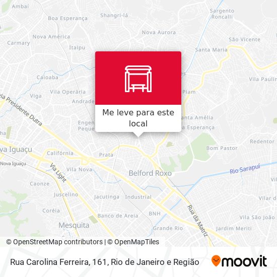 Rua Carolina Ferreira, 161 mapa
