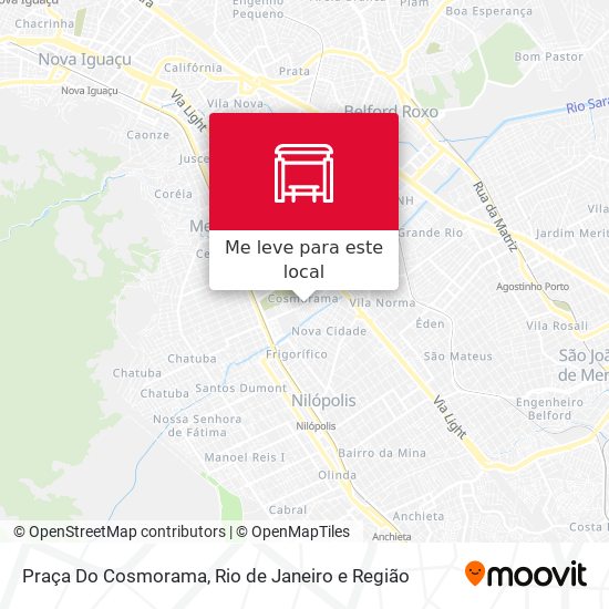 Praça Do Cosmorama mapa