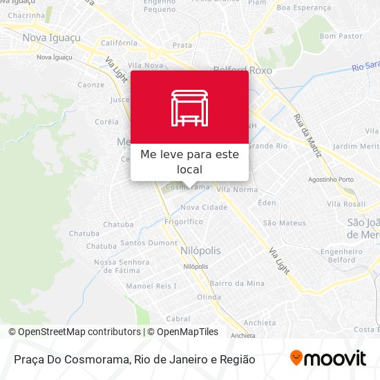 Praça Do Cosmorama mapa