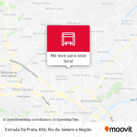 Estrada Da Prata, 886 mapa