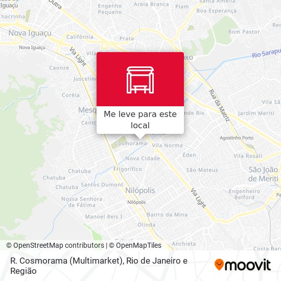 R. Cosmorama (Multimarket) mapa