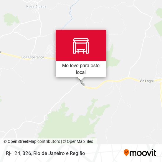 Rj-124, 826 mapa
