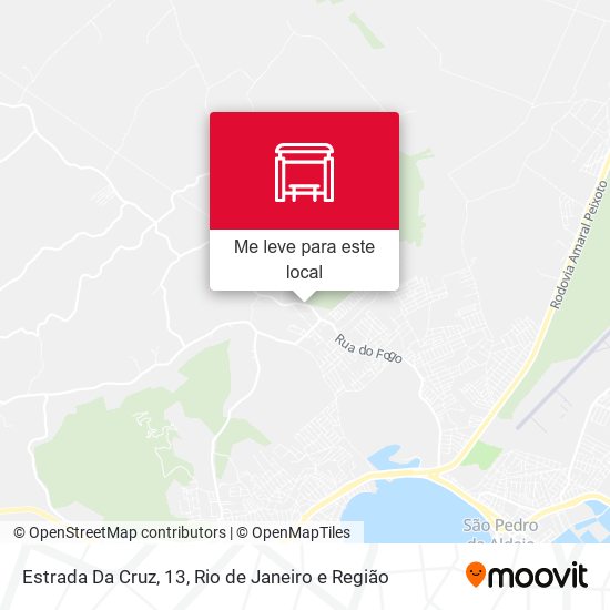 Estrada Da Cruz, 13 mapa