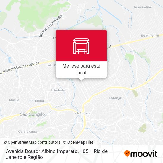 Avenida Doutor Albino Imparato, 1051 mapa