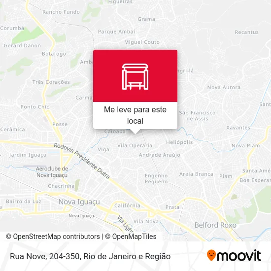 Rua Nove, 204-350 mapa