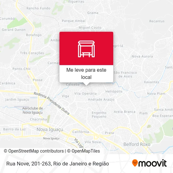 Rua Nove, 201-263 mapa