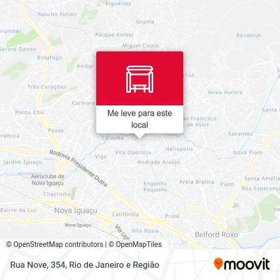 Rua Nove, 354 mapa