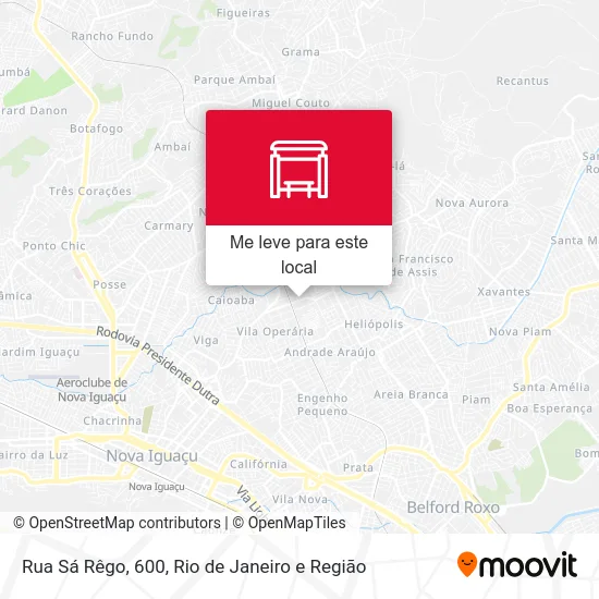 Rua Sá Rêgo, 600 mapa
