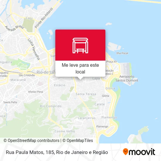 Rua Paula Matos, 185 mapa