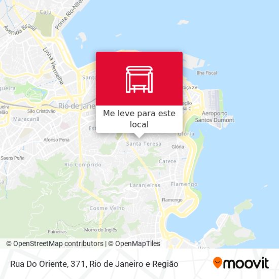 Rua Do Oriente, 371 mapa