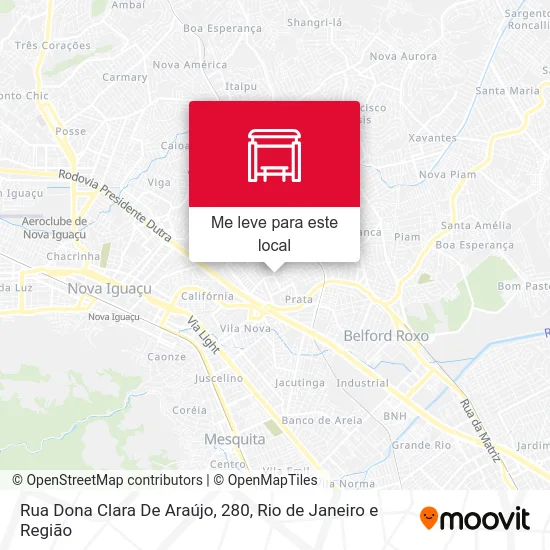 Rua Dona Clara De Araújo, 280 mapa