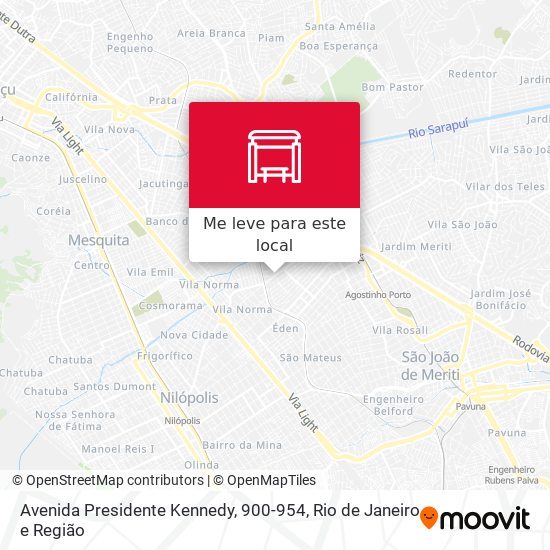 Avenida Presidente Kennedy, 900-954 mapa