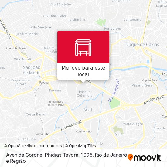 Avenida Coronel Phidias Távora, 1095 mapa