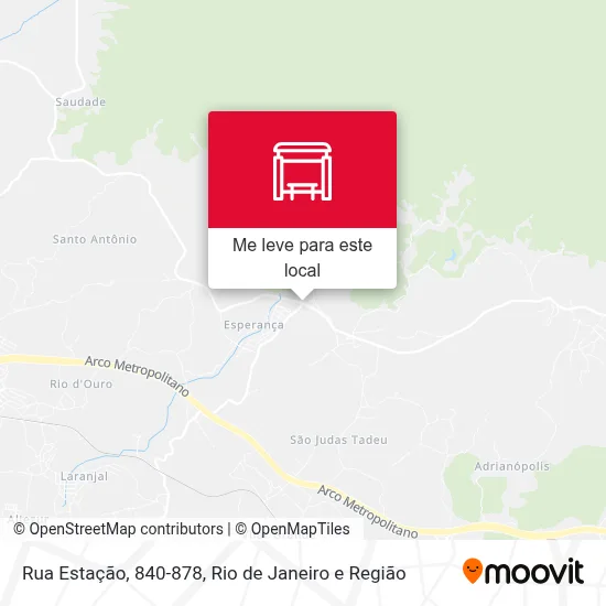 Rua Estação, 840-878 mapa