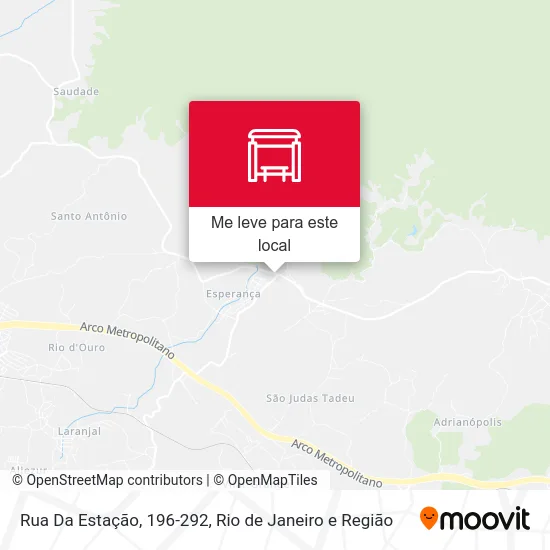 Rua Da Estação, 196-292 mapa