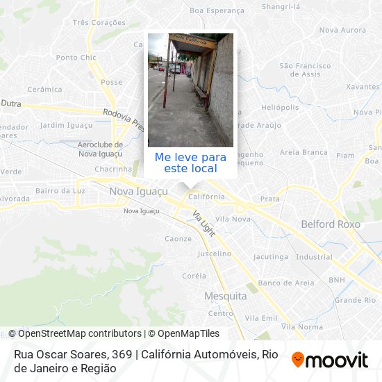 Rua Oscar Soares, 369 | Califórnia Automóveis mapa