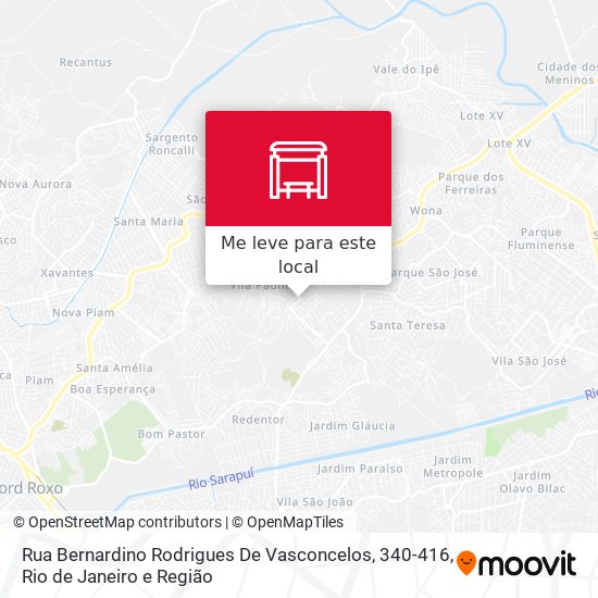 Rua Bernardino Rodrigues De Vasconcelos, 340-416 mapa
