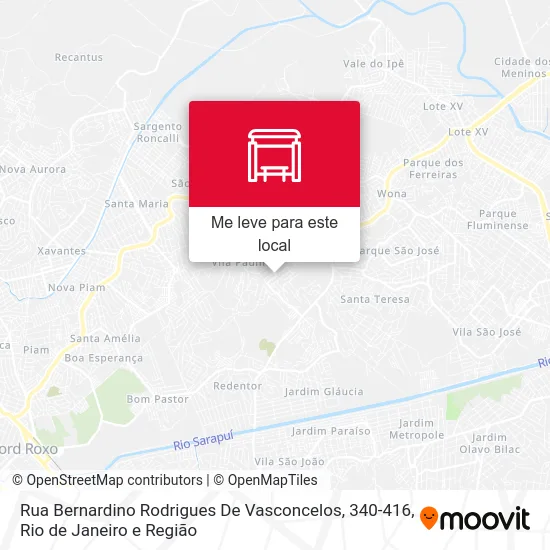 Rua Bernardino Rodrigues De Vasconcelos, 340-416 mapa