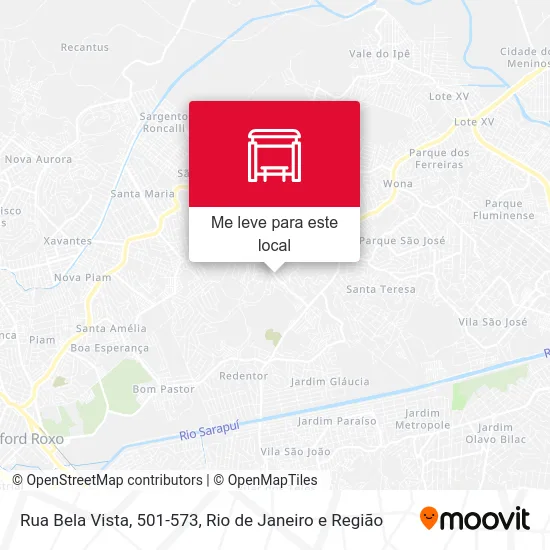 Rua Bela Vista, 501-573 mapa