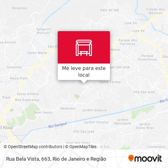 Rua Bela Vista, 663 mapa