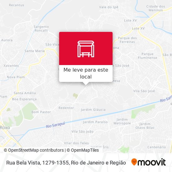Rua Bela Vista, 1279-1355 mapa