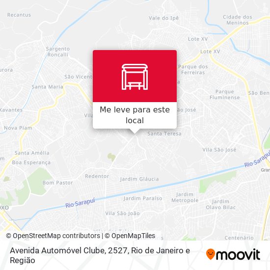 Avenida Automóvel Clube, 2527 mapa