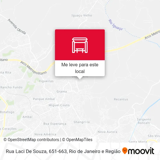 Rua Laci De Souza, 651-663 mapa
