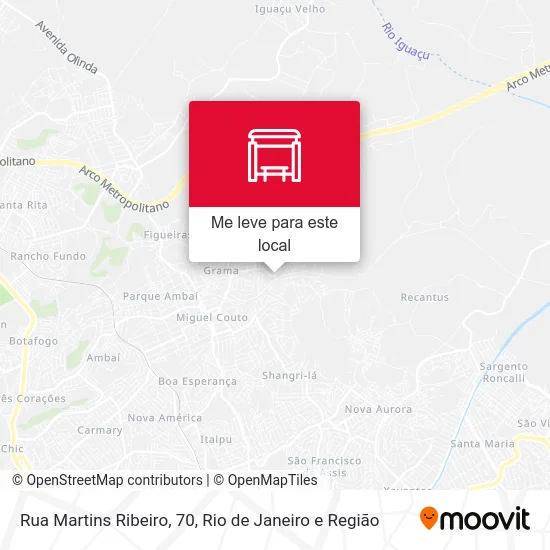 Rua Martins Ribeiro, 70 mapa