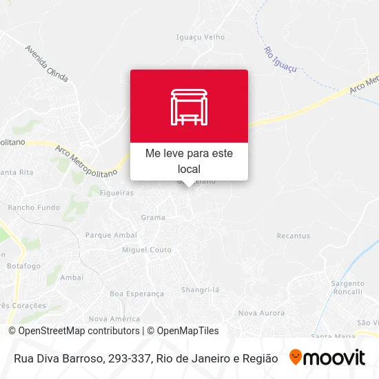 Rua Diva Barroso, 293-337 mapa