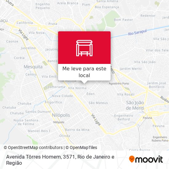 Avenida Tôrres Homem, 3571 mapa