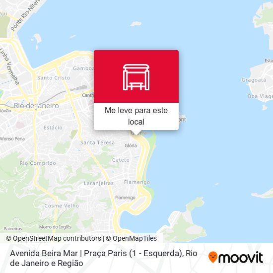 Avenida Beira Mar | Praça Paris (1 - Esquerda) mapa