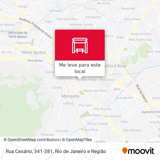 Rua Cesário, 341-381 mapa