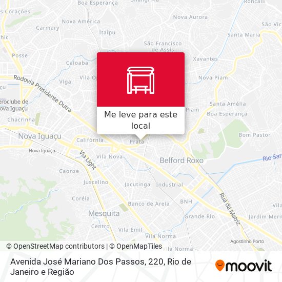 Avenida José Mariano Dos Passos, 220 mapa