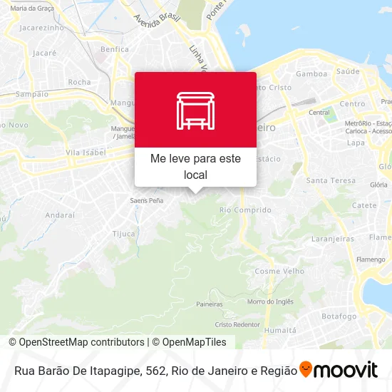 Rua Barão De Itapagipe, 562 mapa