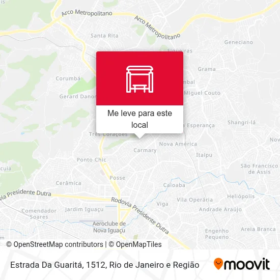 Estrada Da Guaritá, 1512 mapa