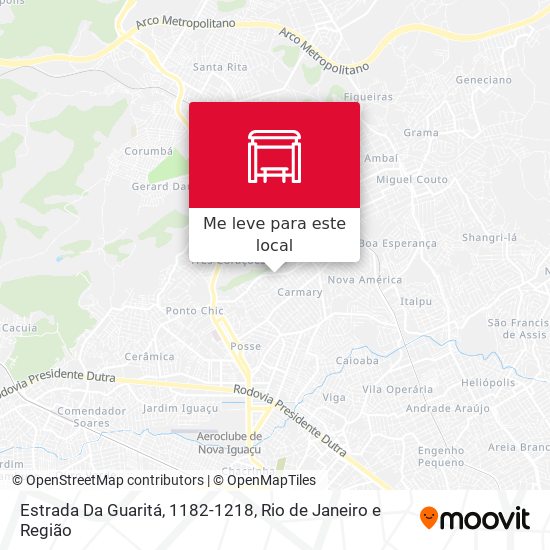 Estrada Da Guaritá, 1182-1218 mapa