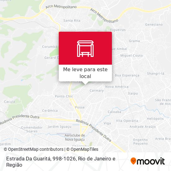 Estrada Da Guaritá, 998-1026 mapa