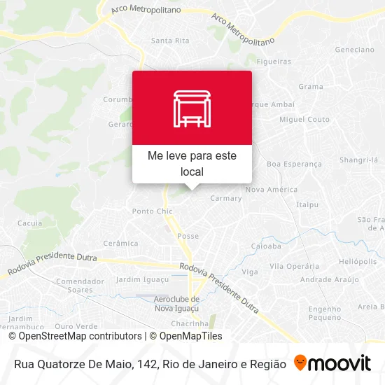 Rua Quatorze De Maio, 142 mapa