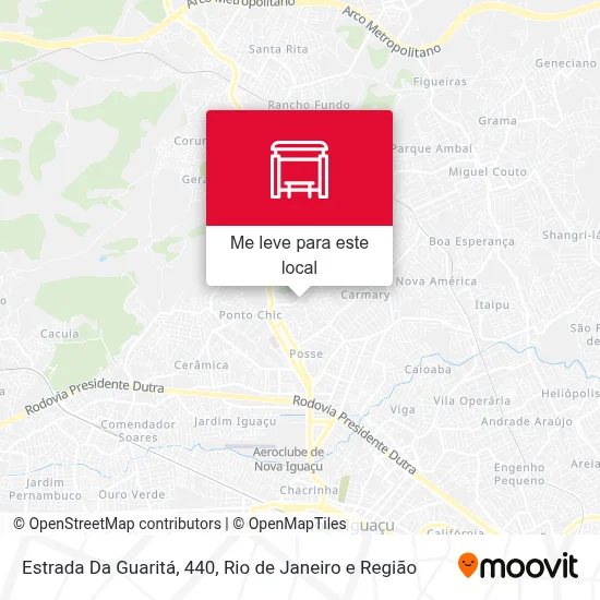 Estrada Da Guaritá, 440 mapa