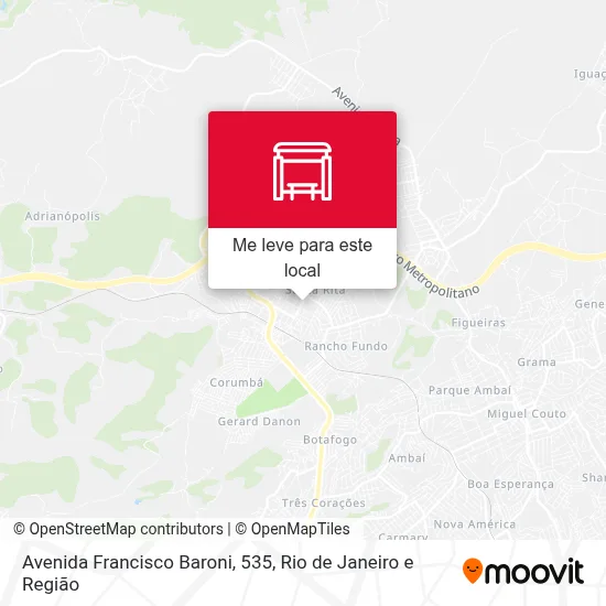 Avenida Francisco Baroni, 535 mapa