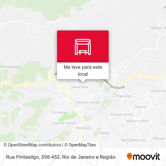 Rua Pintasilgo, 398-452 mapa